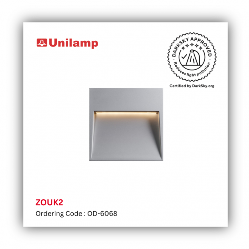 Unilamp ZOUK2 step light OD-6068 DarkSky Approved luminaire