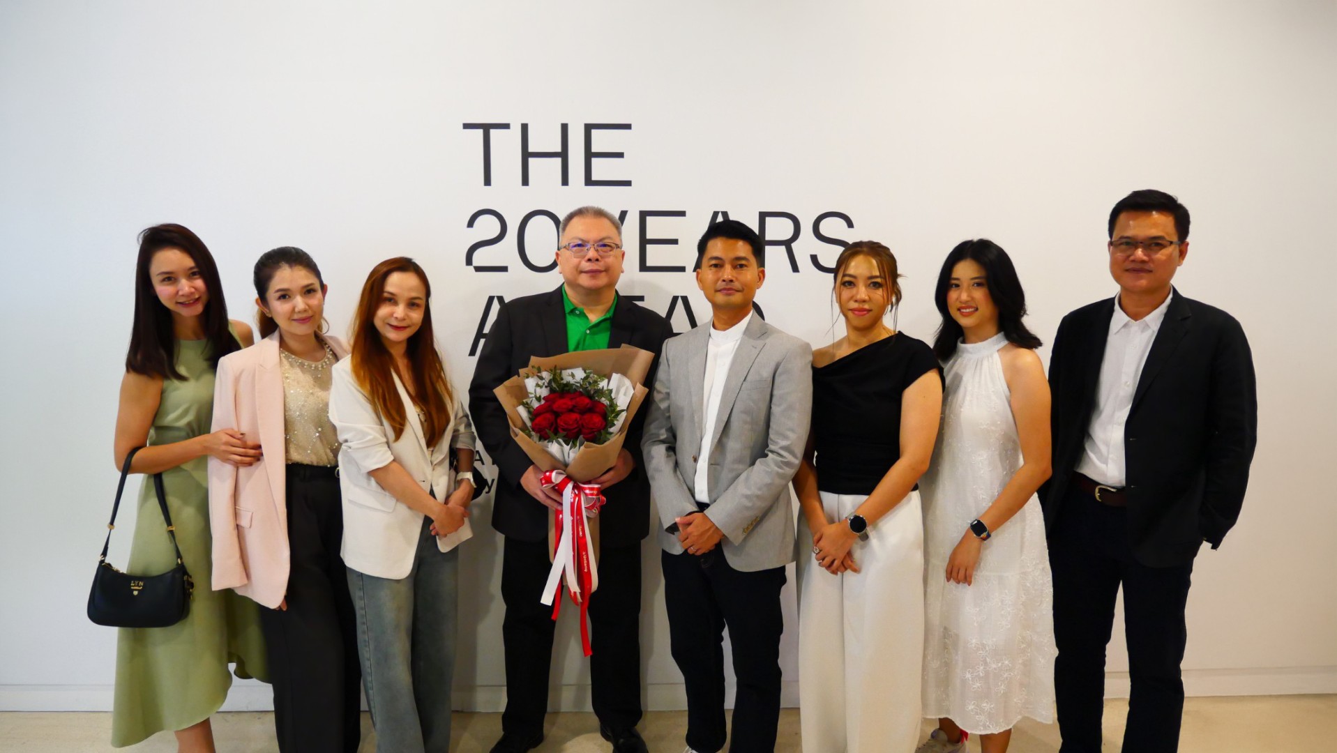 Unilamp team at THE 20 YEARS AHEAD garden exhibition event