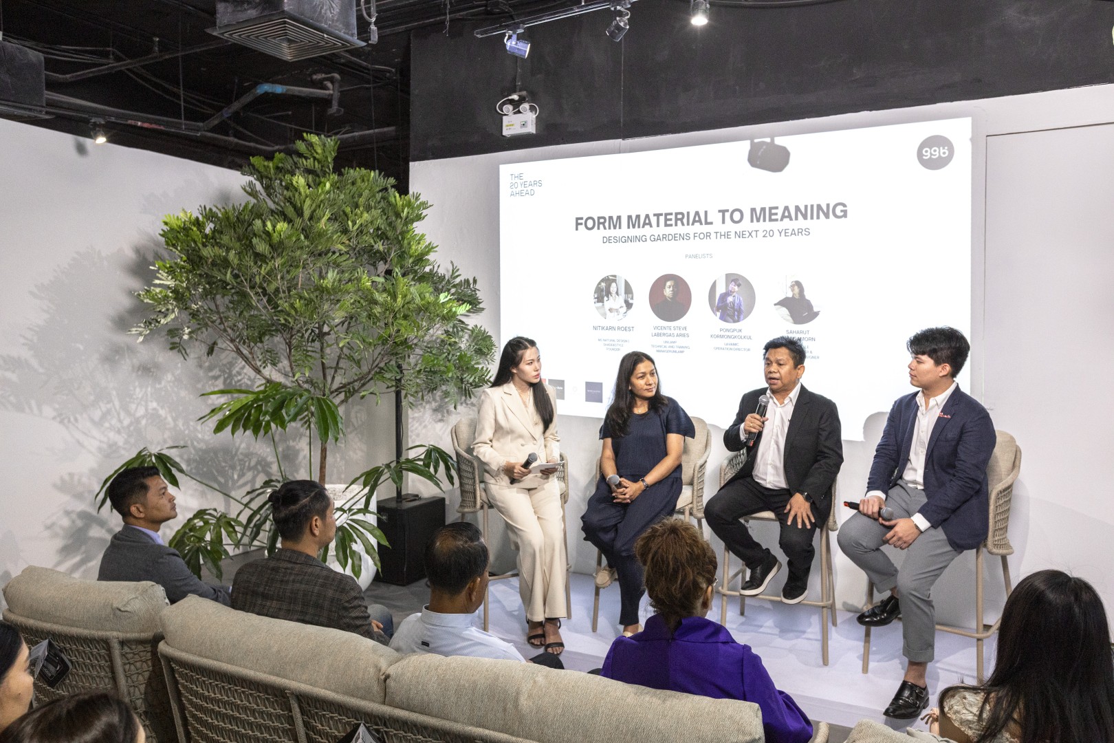 From Material to Meaning talk session at THE 20 YEARS AHEAD exhibition