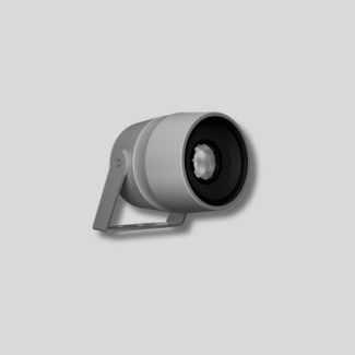 Medium CETUS outdoor architectural spotlight with bracket mount