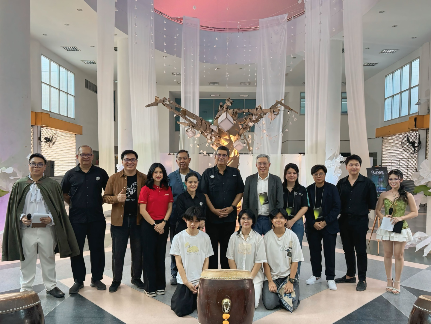 Unilamp supporting Light in the Forest installation at Arch Feb Fest 2026, Kasetsart University