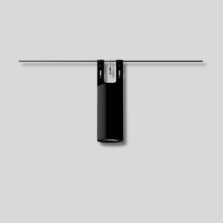 Mini TUBE compact track-mounted cylindrical spotlight