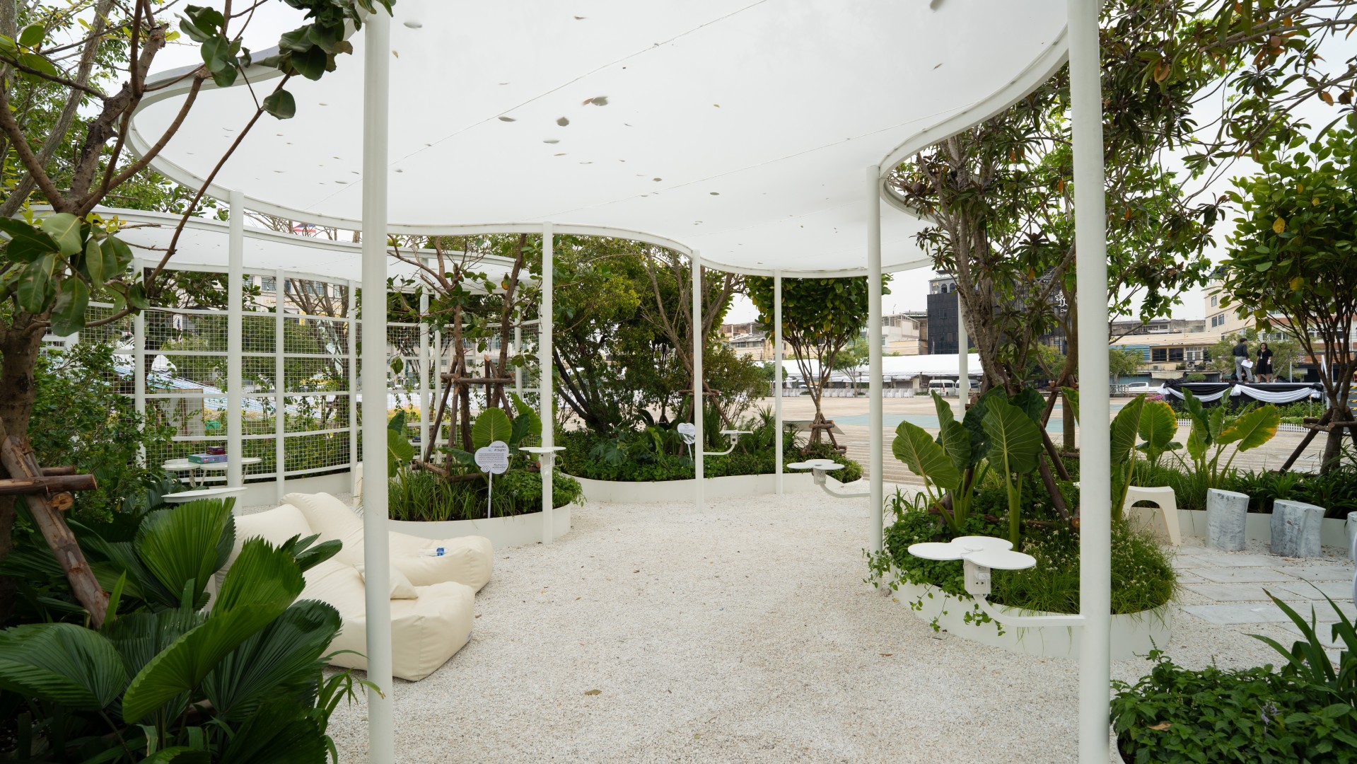 Urban (Fo)rest design at SHMA Long Heal exhibition, Bangkok Design Week 2026, creating a green third place in the city