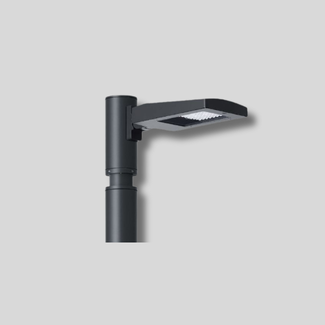 NEOS outdoor area light mounted on pole for public and park lighting
